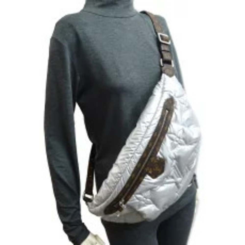 Louis Vuitton Maxibum Bag Waist Monogram Silver Brown - Picture 8 of 8